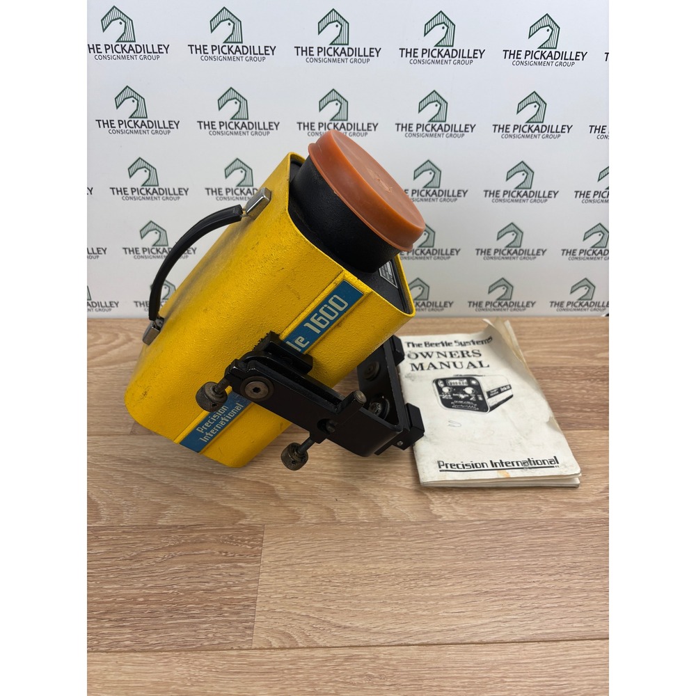 Precision International Beetle 1600 EDM Surveying Instrument Manual Case A3691